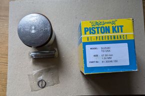 Kolbenkit  Übermaß 1,5mm RV 125