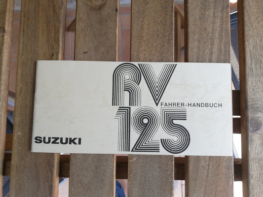 Fahrerhandbuch Bedienungsanleitung RV 125