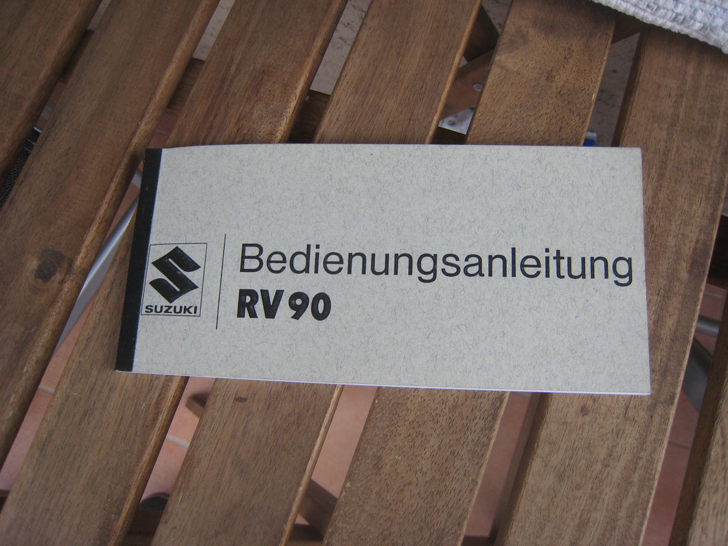 Bedienungsanleitung RV 90
