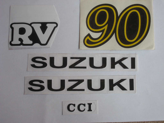 Aufklebersatz schwarz gelb RV 90