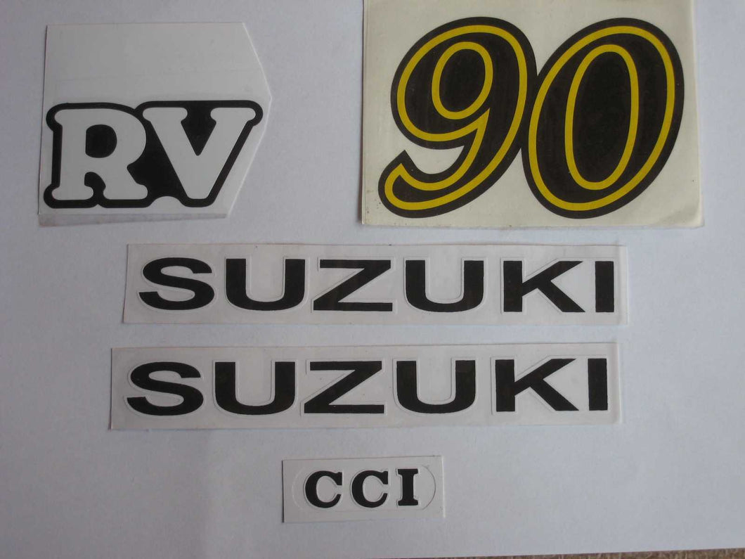 Aufklebersatz schwarz gelb RV 90
