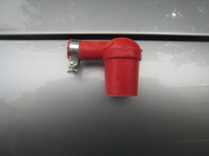 Kerzenstecker Kunststoff rot